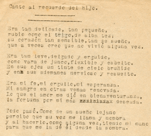 poemas-canto al recuerdo del hijo